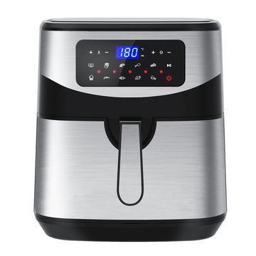 12 Litre Air Fryer Multifunctional LCD One Touch Display - Silver