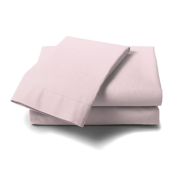 1000 Thread Count Cotton Blend Quilt Cover Set Premium Hotel Grade - Queen - Blush